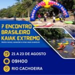 De 21 a 23 de agosto, Antonina recebe atletas, instrutores e amantes do kayak extremo de diversas regiões do Brasil para a 7ª edição do Encontro Brasileiro de